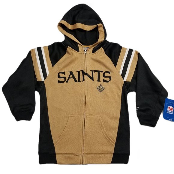 Kids Reebok NFL New Orleans Saints Hoodie - Picture 1 of 5